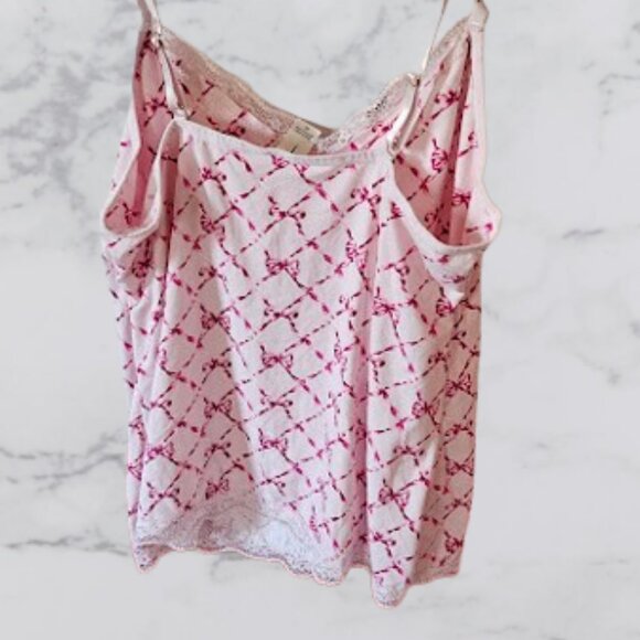 Jessica Simpson Pink Bow with Lace Sleep Camisole - NWOT - Picture 5 of 5